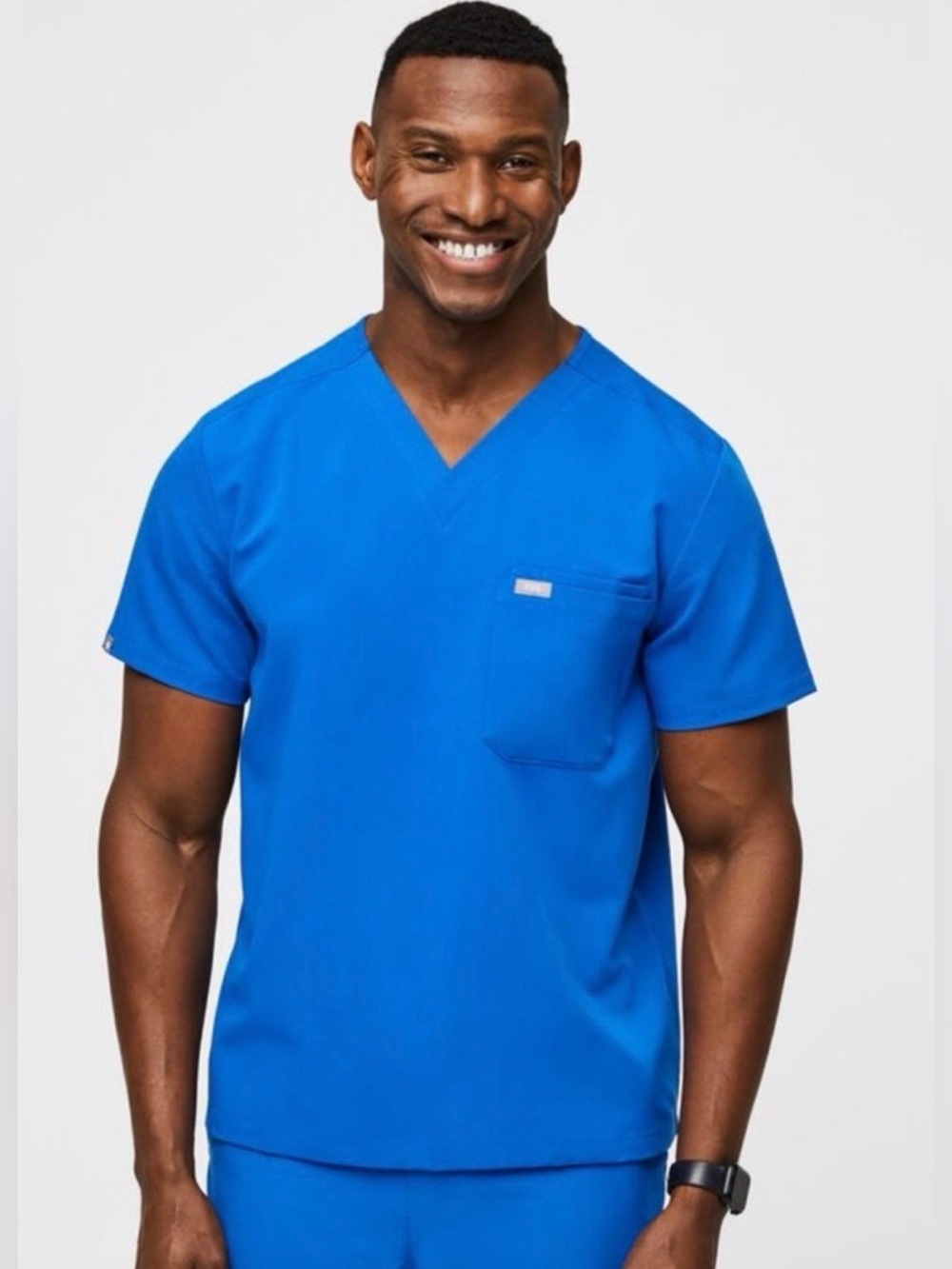 Men's Figs Leon Three-Pocket Scrub Top Size XL EUC